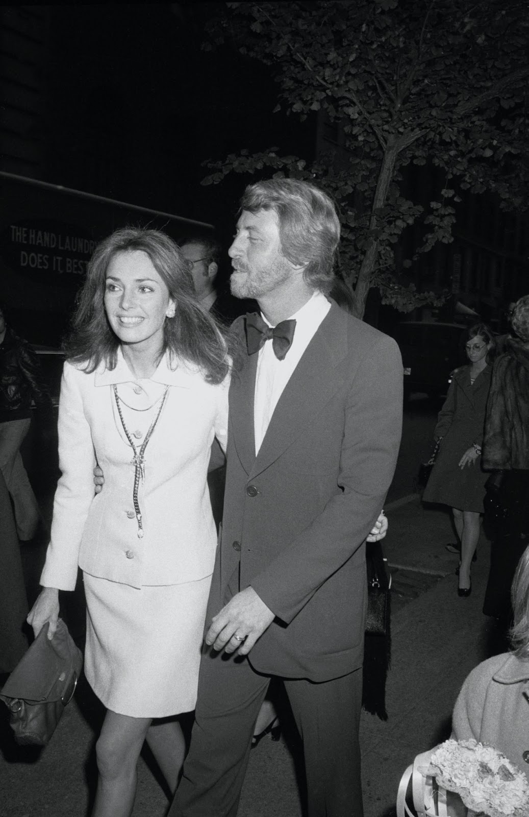 The American actress and her husband at the time, Joseph Koster, photographed shortly after their wedding ceremony in New York in the 1970s. | Source: Getty Images