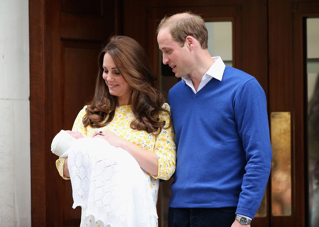 Justo después del nacimiento de Charlotte. | Foto: Getty Images