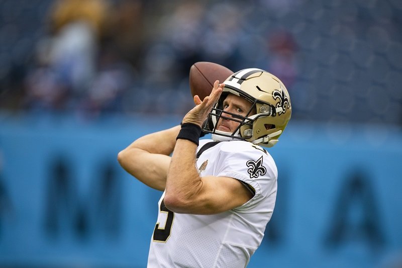 Drew Brees on December 22, 2019 in Nashville, Tennessee | Photo: Getty Images