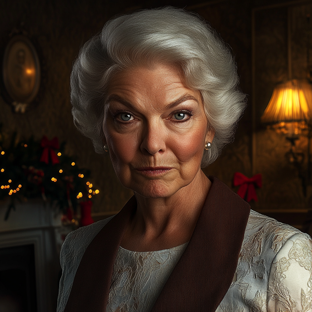 An elderly woman staring fiercely | Source: Midjourney