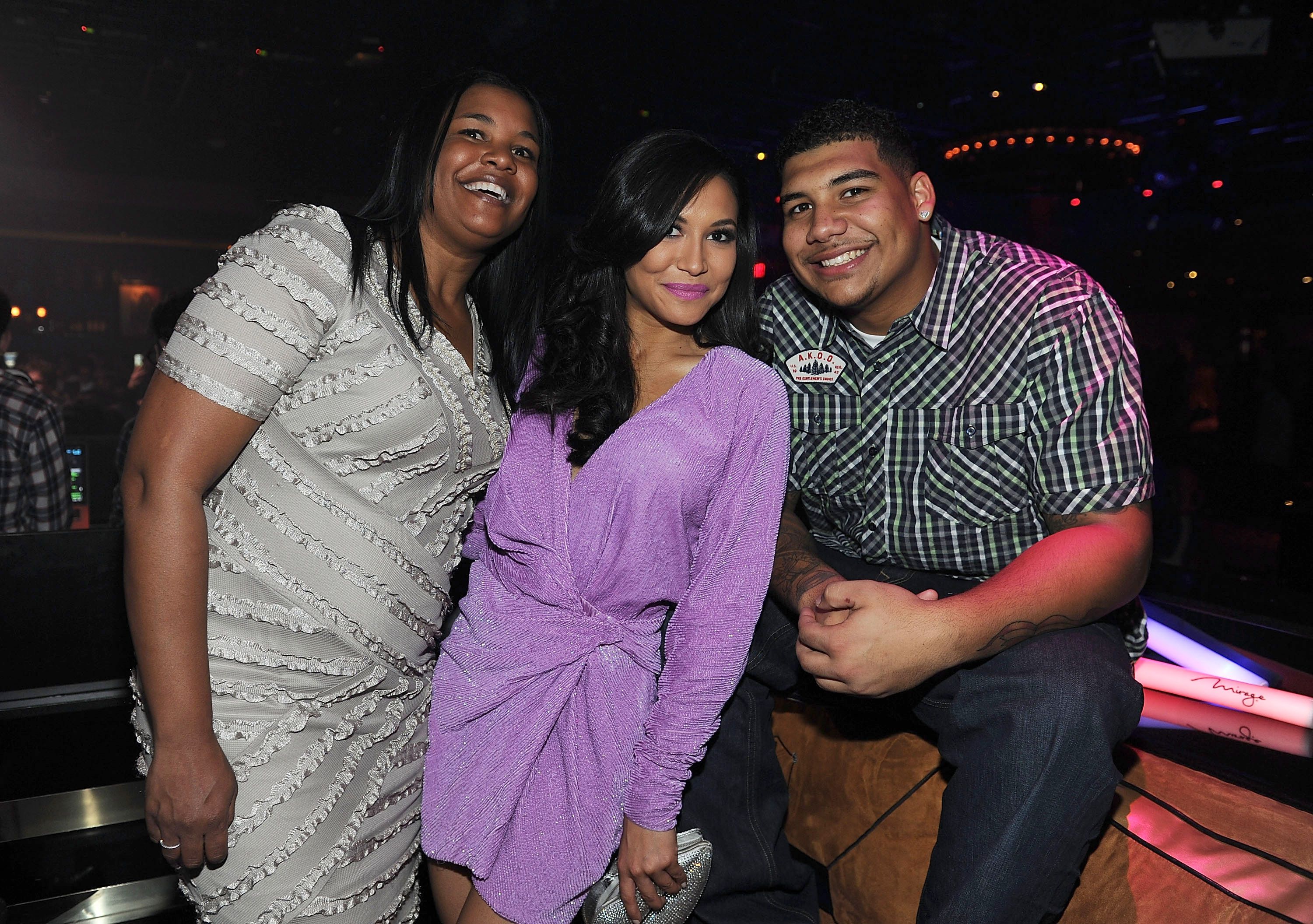 Yolanda Rivera, Naya Rivera and Mychal Rivera celebrate Naya Rivera's birthday at 1 OAK on January 21, 2012, in Las Vegas, Nevada | Source: Getty Images (Photo by Denise Truscello/WireImage)