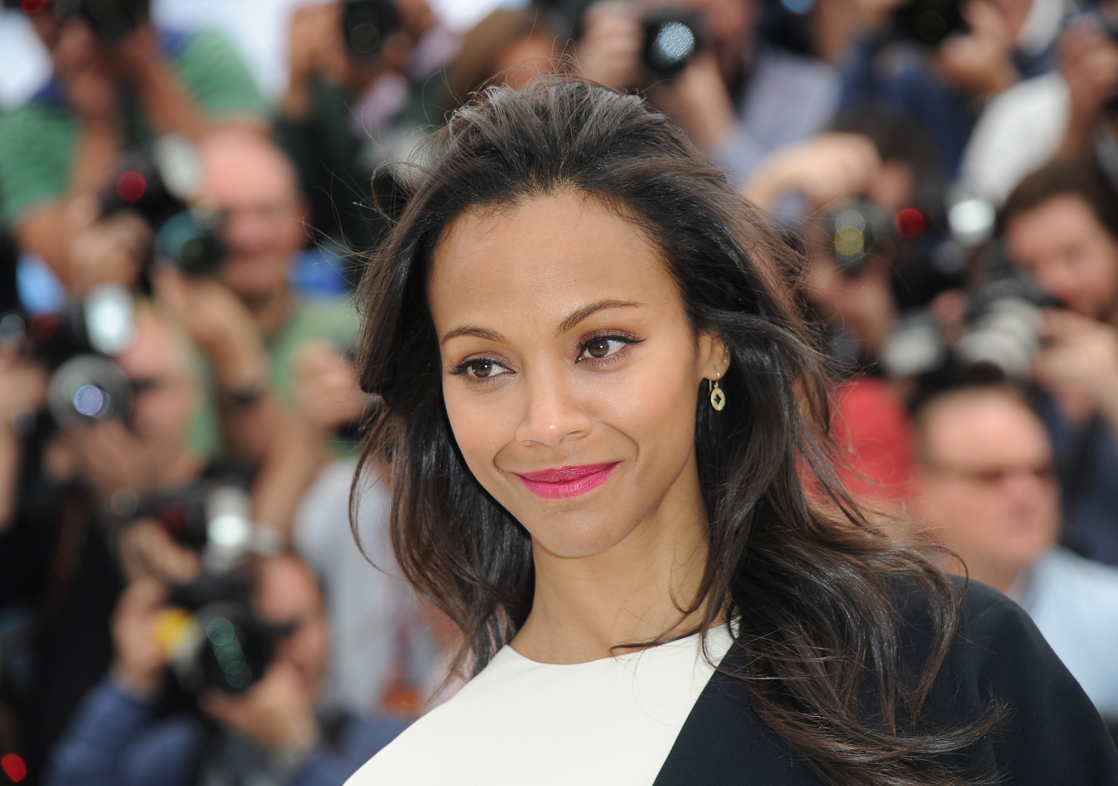 Source: Getty Images / Zoe Saldana attends the photocall for "Blood Ties" at The 66th Annual Cannes Film Festival on May 20, 2013 in Cannes, France