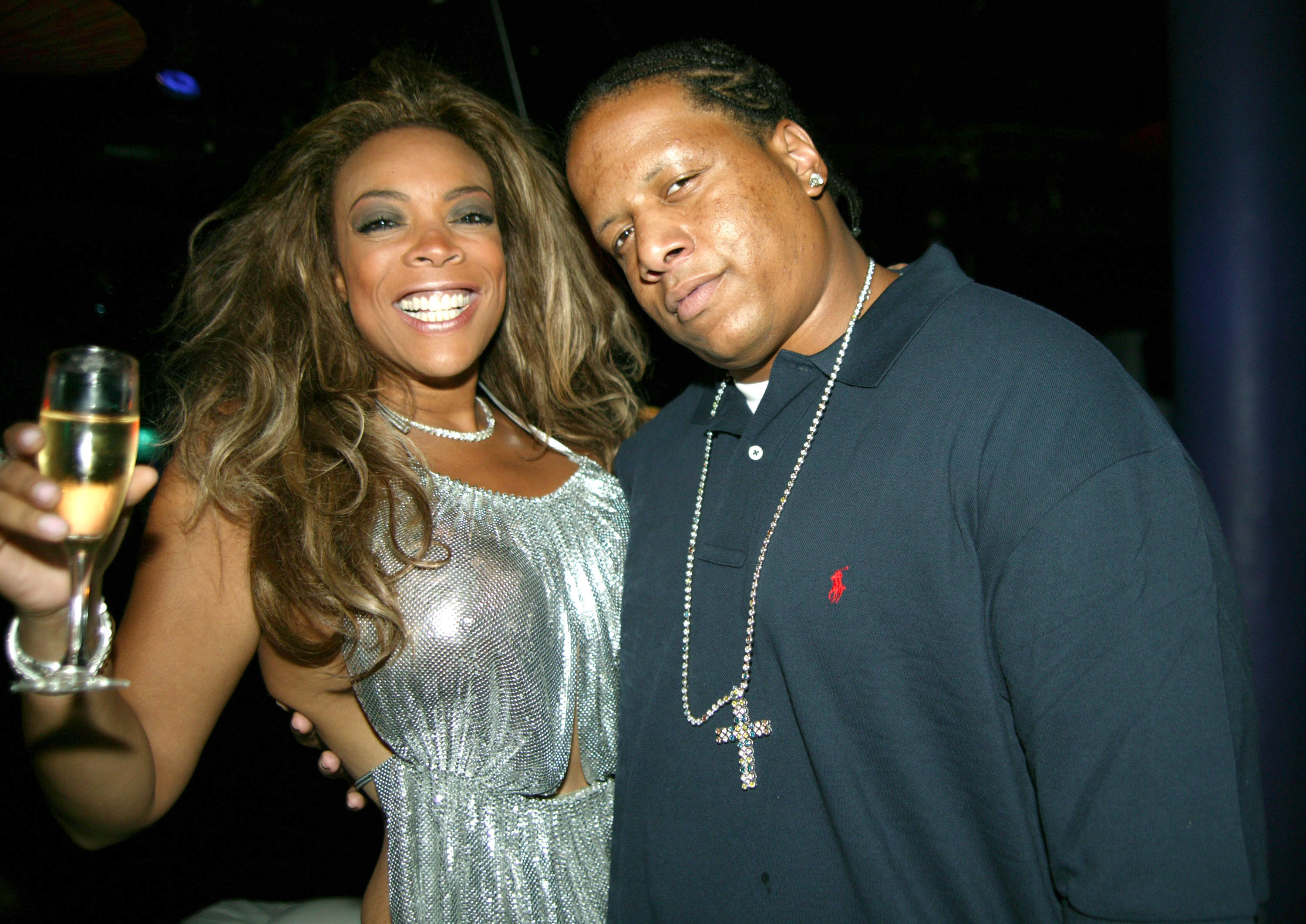 Wendy Williams and Kevin Hunter during her birthday party at Tens on July 20, 2004. | Source: Getty Images