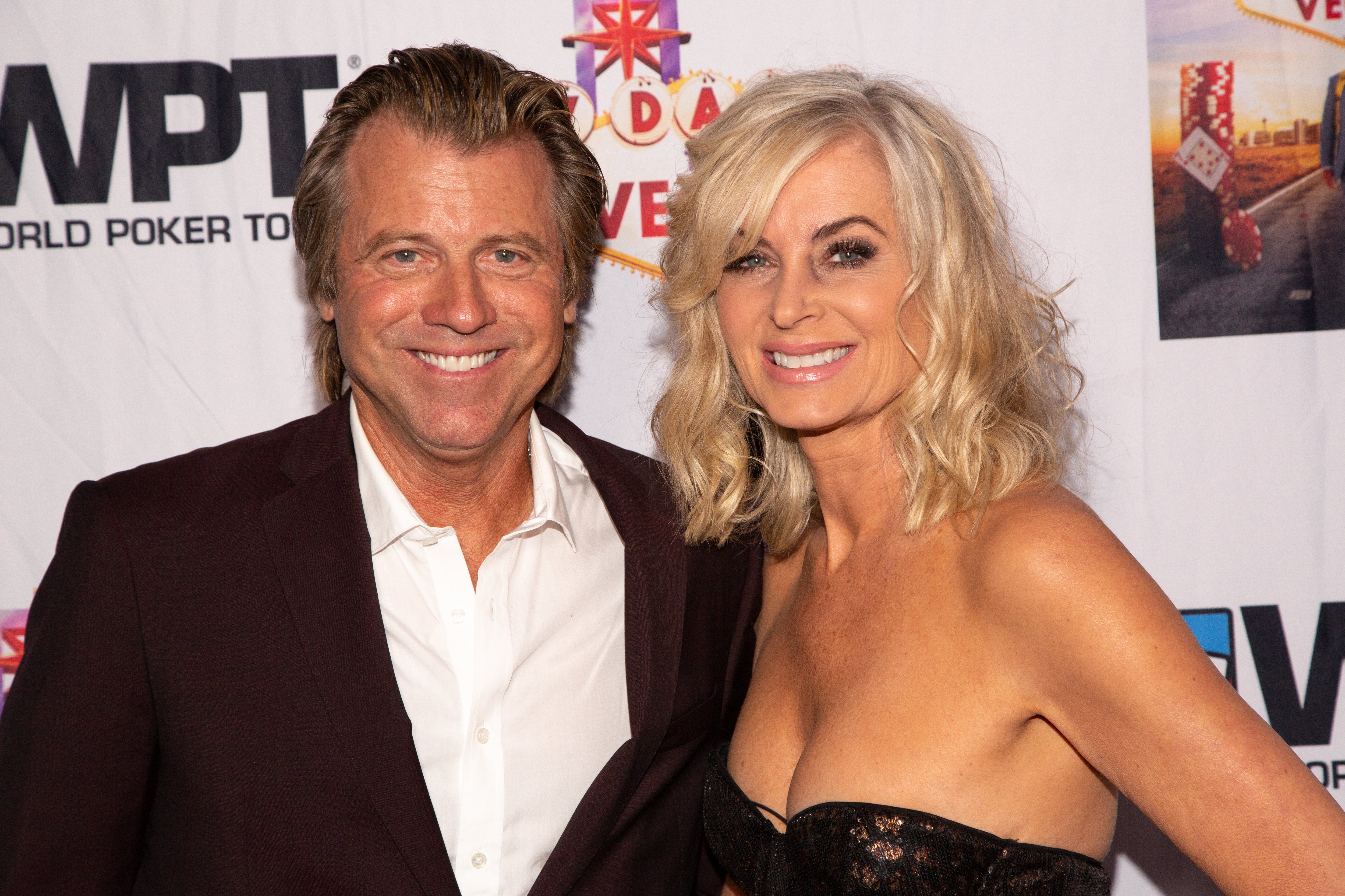 Vincent Van Patten and Eileen Davidson at the LA premiere of "7 Days To Vegas" on September 21, 2019 in Beverly Hills. | Source: Getty Images