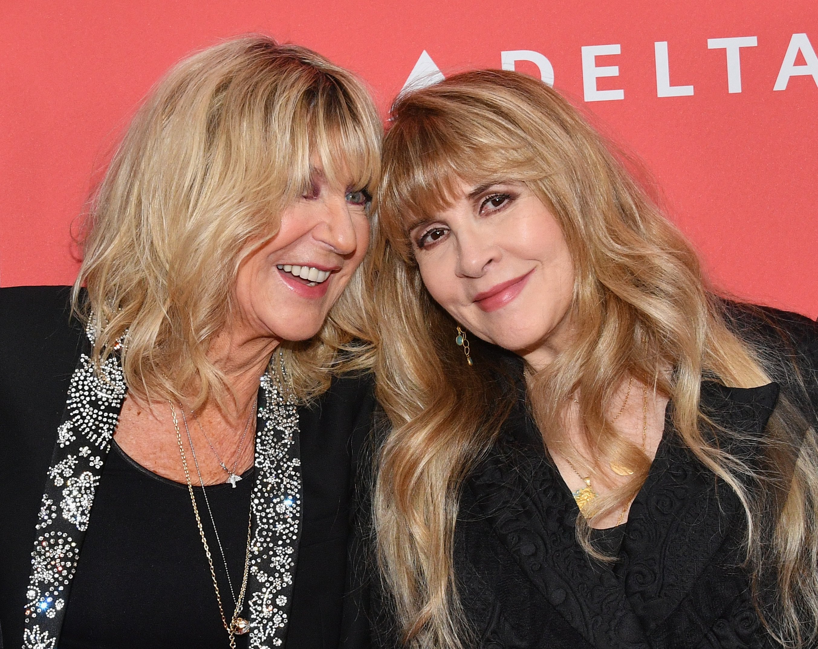 Christine McVie (L) and Stevie Nicks of music group Fleetwood Mac attend MusiCares Person of the Year honoring Fleetwood Mac at Radio City Music Hall on January 26, 2018 in New York City | Source: Getty Images 