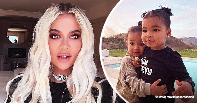 Khloé Kardashian from KUWTK Posts Sweet Pic of Daughter True and Niece ...