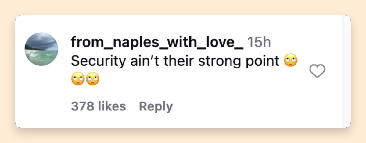 A netizen's comment about the pictures of Donald Trump and his administration in a room at Mar-a-Lago monitoring "Operation Epic Fury," dated February 28, 2026 | Source: Instagram/newsweek