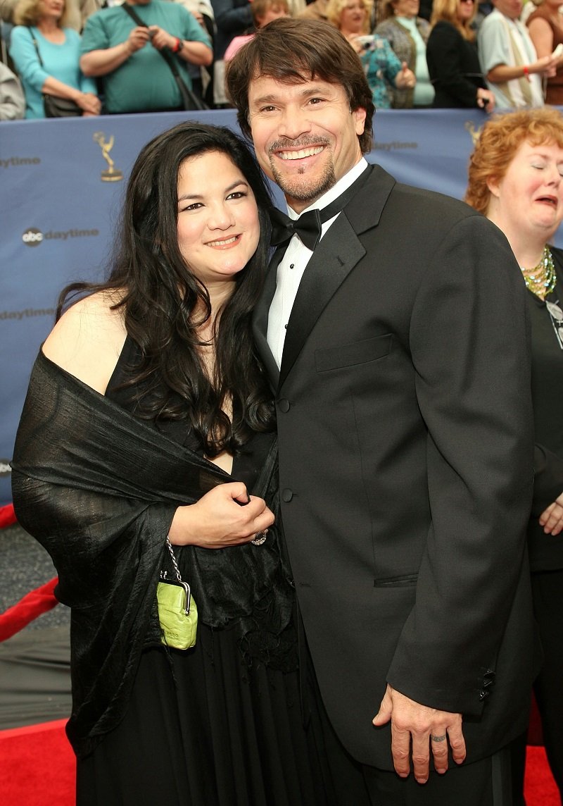 Peter Reckell and wife Kelly Moneymaker on April 28, 2006 in Hollywood, California | Photo: Getty Images