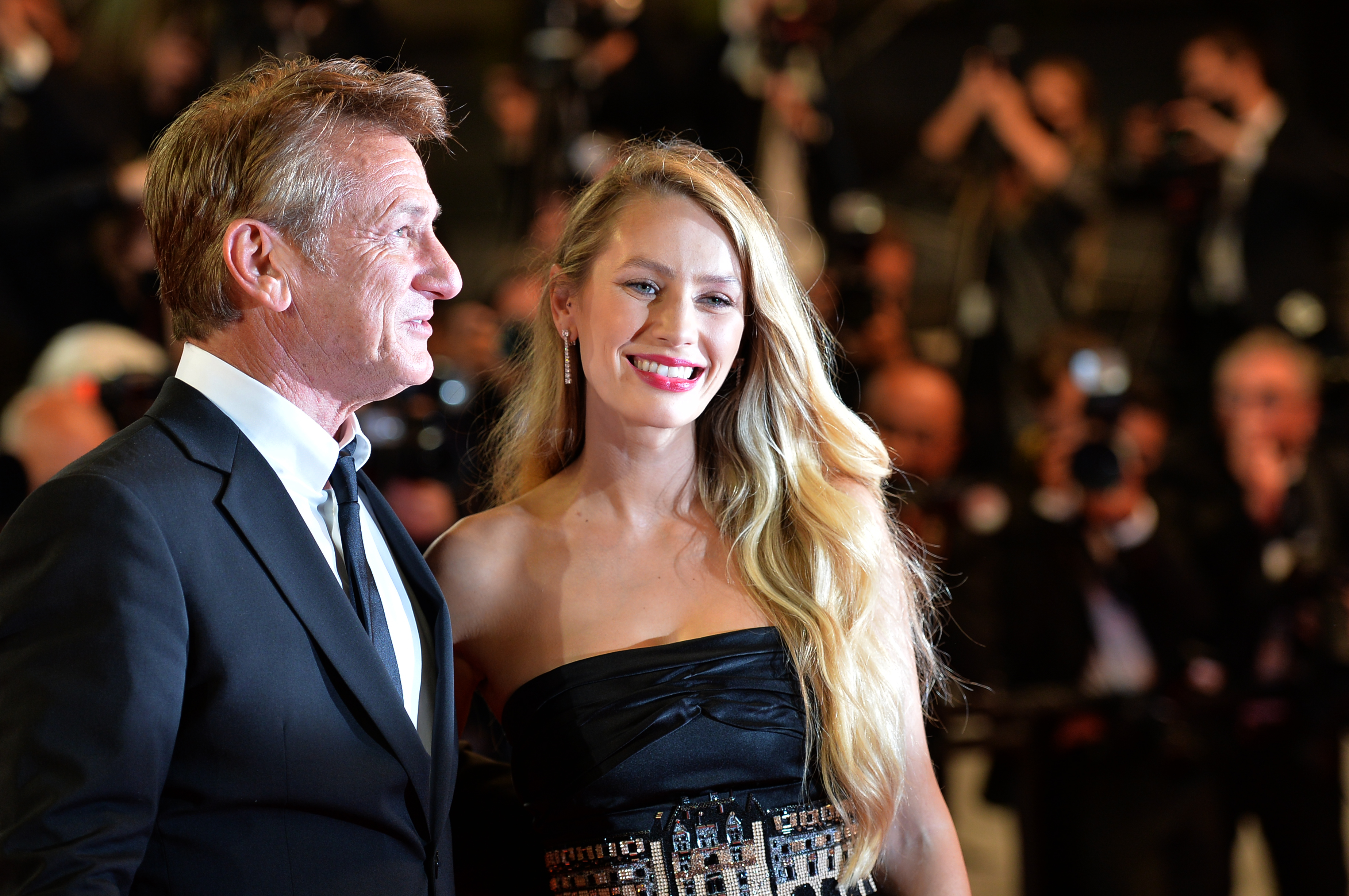 Sean Penn and his daughter actress Dylan Penn attend the "Flag Day" during the 74th Annual Cannes Film Festival in 2021 | Source: Getty Images