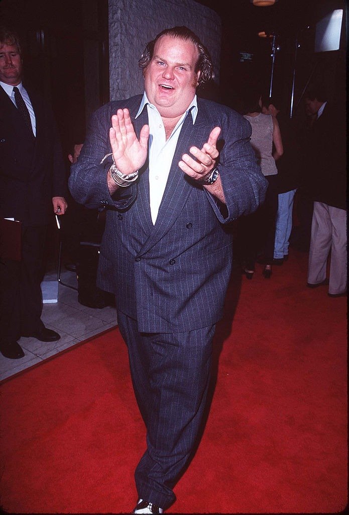 Chris Farley at the Mann National Theatre in Westwood, California  | Photo: Getty Images