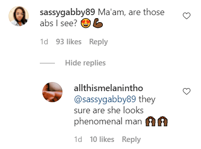 More comments on Mo'Nique's gorgeous post on Instagram | Photo: Instagram/realmoworldwide