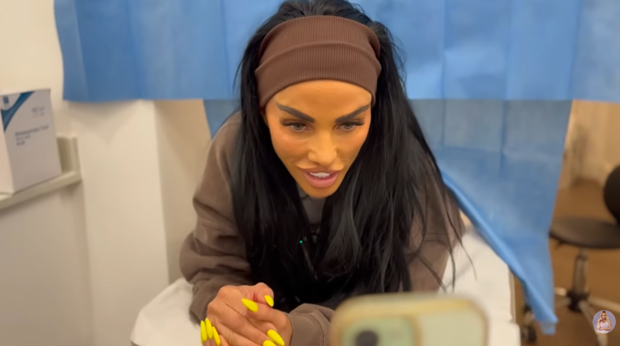 A screengrab of Katie Price's vlog, dated 17 January 2026. | Source: YouTube/Katie Price