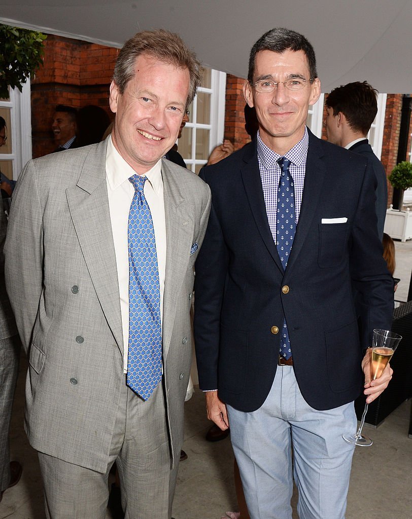 Lord Ivar Mountbatten and Chip Bergh at Kensington Palace on the eve of 'Dockers Flannels For Heroes' cricket match on June 19, 2014 | Photo: GettyImages
