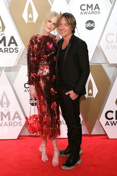 Nicole Kidman and Keith Urban attend the 53nd annual CMA Awards at Bridgestone Arena in Nashville, Tennessee. | Photo: Getty Images