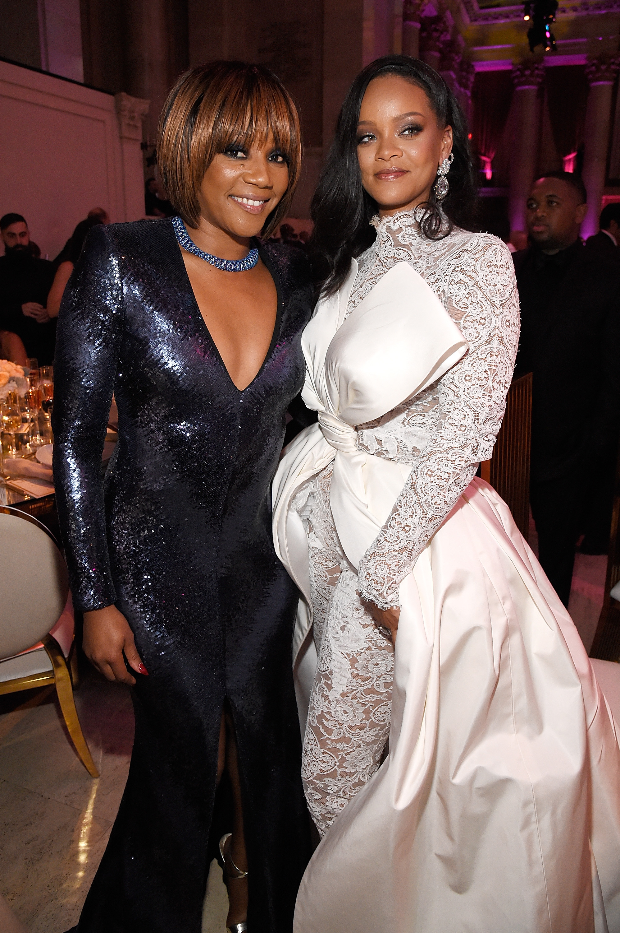 Tiffany Haddish and Rihanna attend Rihanna's 4th Annual Diamond Ball benefitting The Clara Lionel Foundation at Cipriani Wall Street on September 13, 2018, in New York City | Source: Getty Images