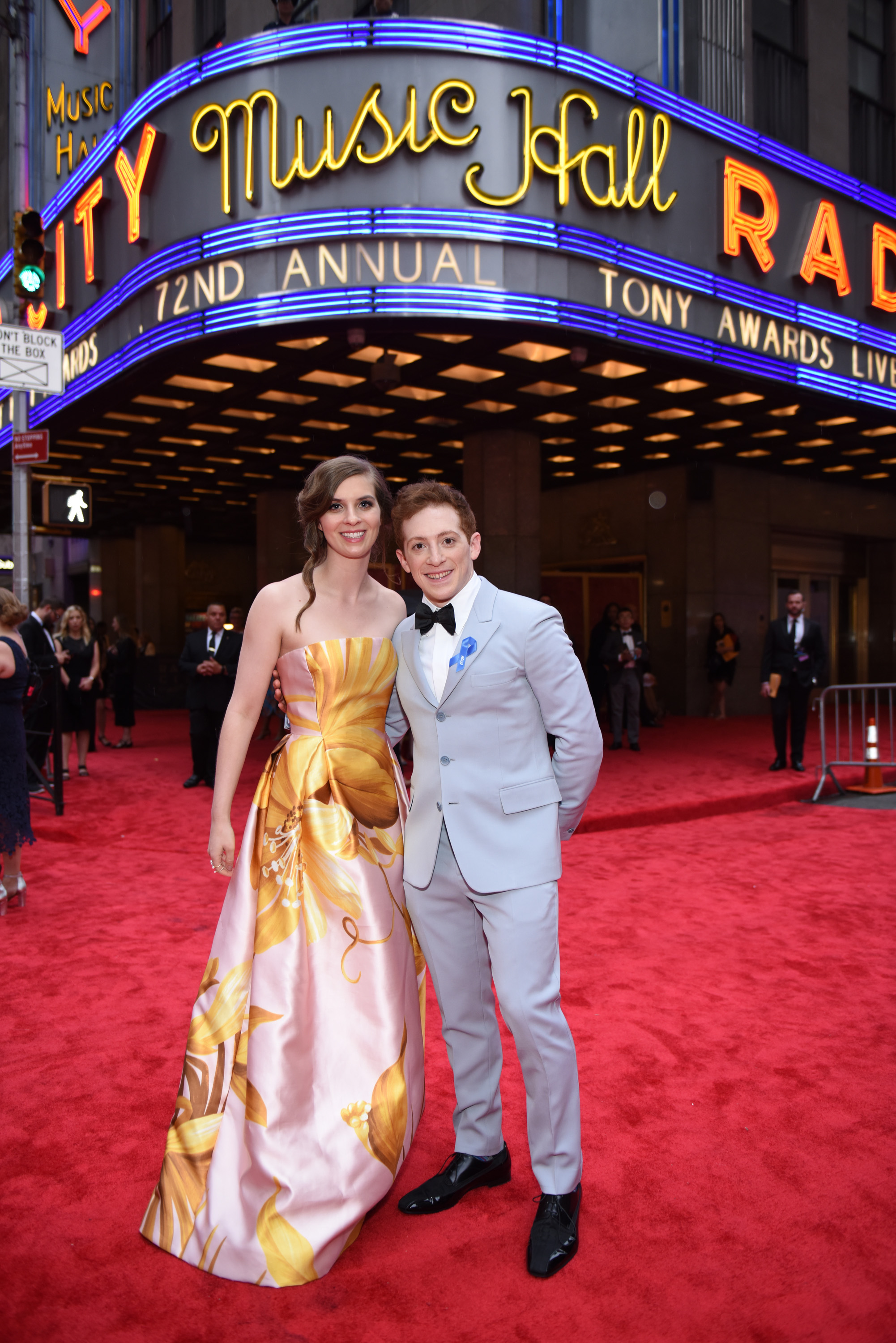 Lilly Jay and Ethan Slater on June 10, 2018, in New York City | Source: Getty Images