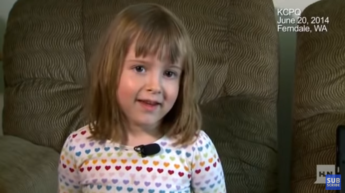 Abby spricht über den Tag, an dem ihre Babysitterin 2014 einen Einbruch inszenierte | Quelle: youtube.com/hln