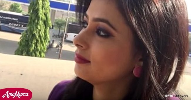 News anchor from India learned of husband's death while reporting the news on-air