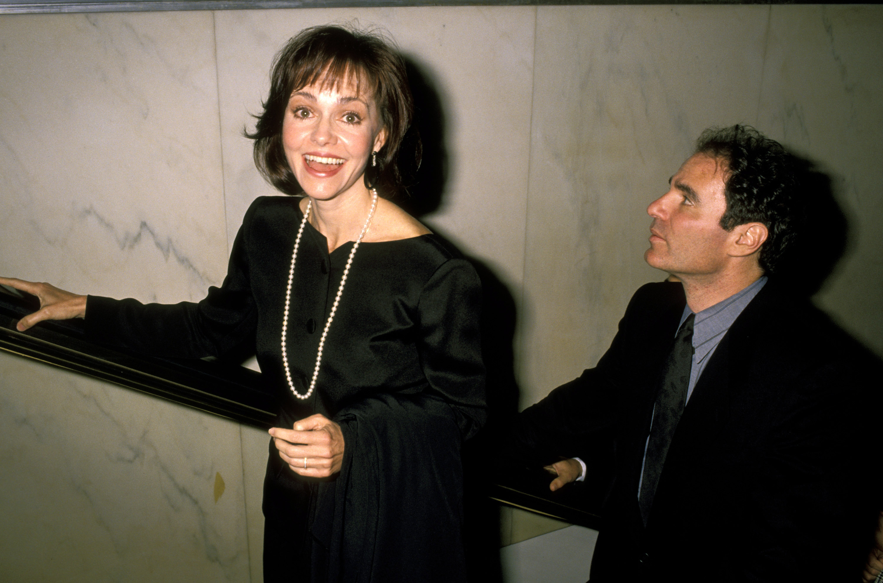 Sally Field and Husband Alan Greisman during Premiere Party for "Steel Magnolias" at New York Hilton Hotel in New York City on November 5, 1989. | Source: Getty Images