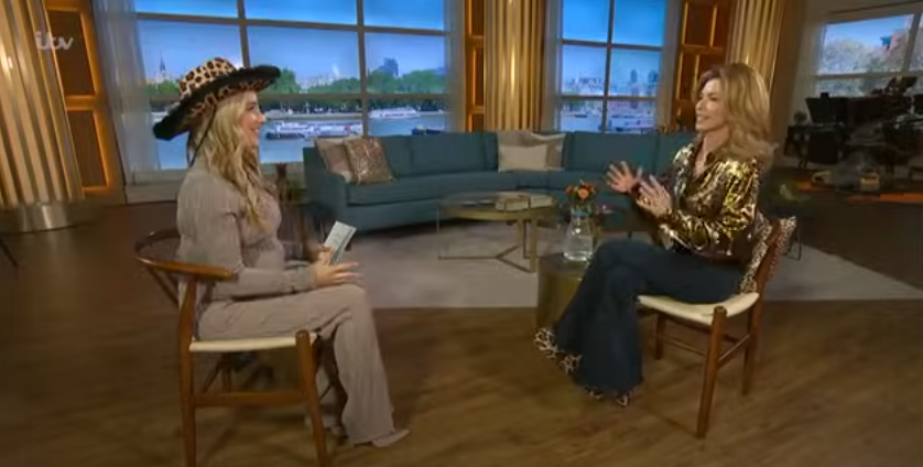 Shania Twain on "This Morning" show | Source: YouTube/@thismorning