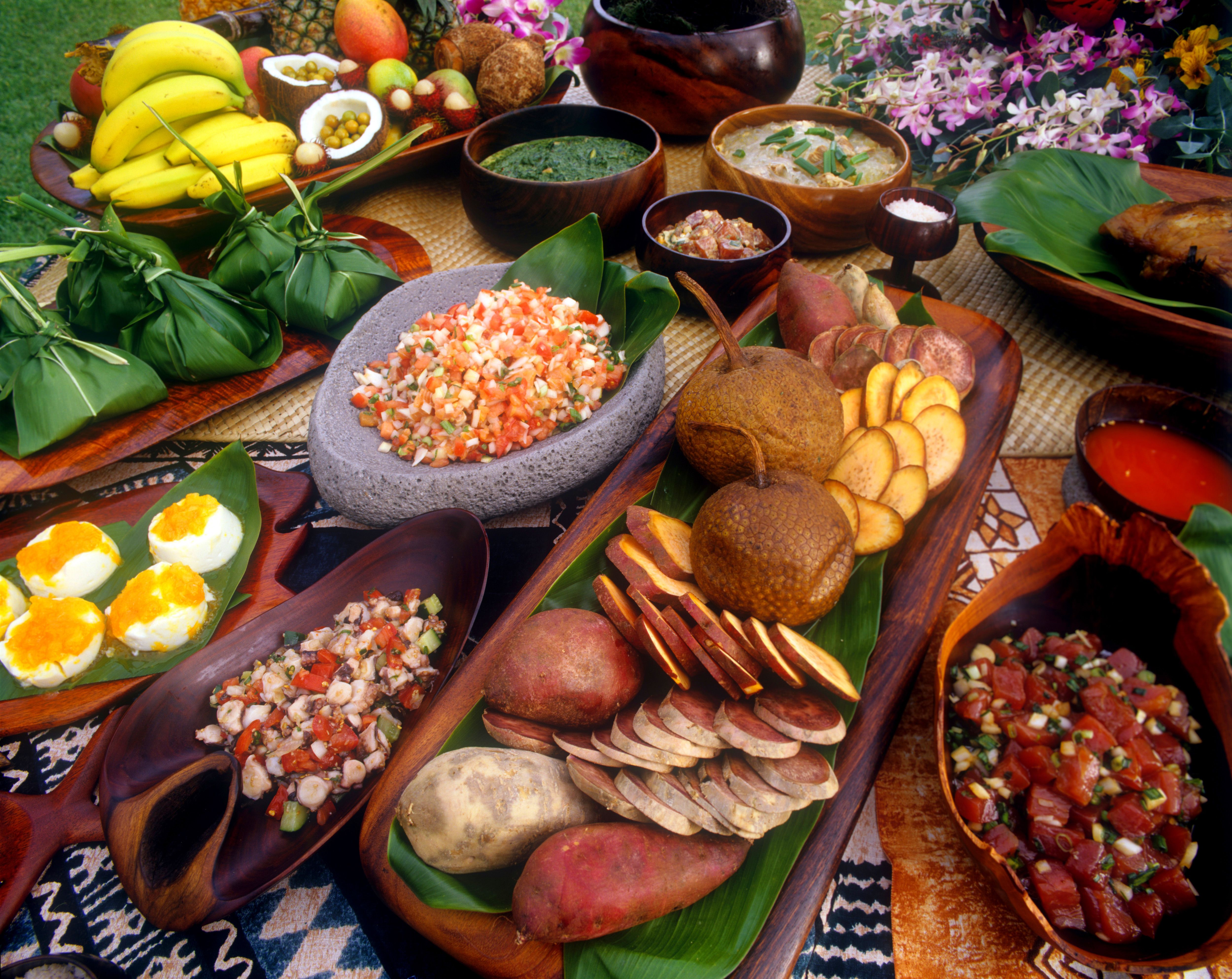 A vegan table spread. | Source: Getty Images