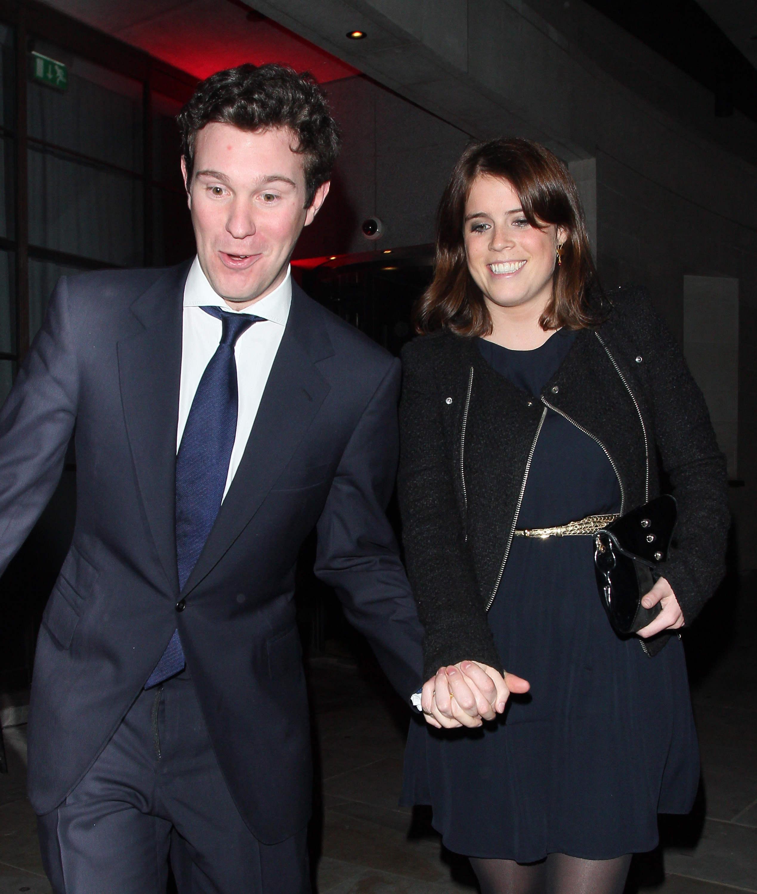Jack Brooksbank and Princess Eugenie of York at the Downtown Mayfair restaurant for Heather Kerzner's birthday celebration on 19 March 2013 in London, England. | Source: Getty Images