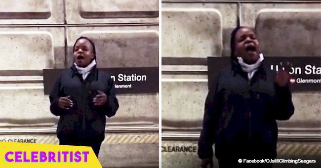 Woman steals hearts with beautiful rendition of 'O Holy Night' in D.C. Metro station in viral video