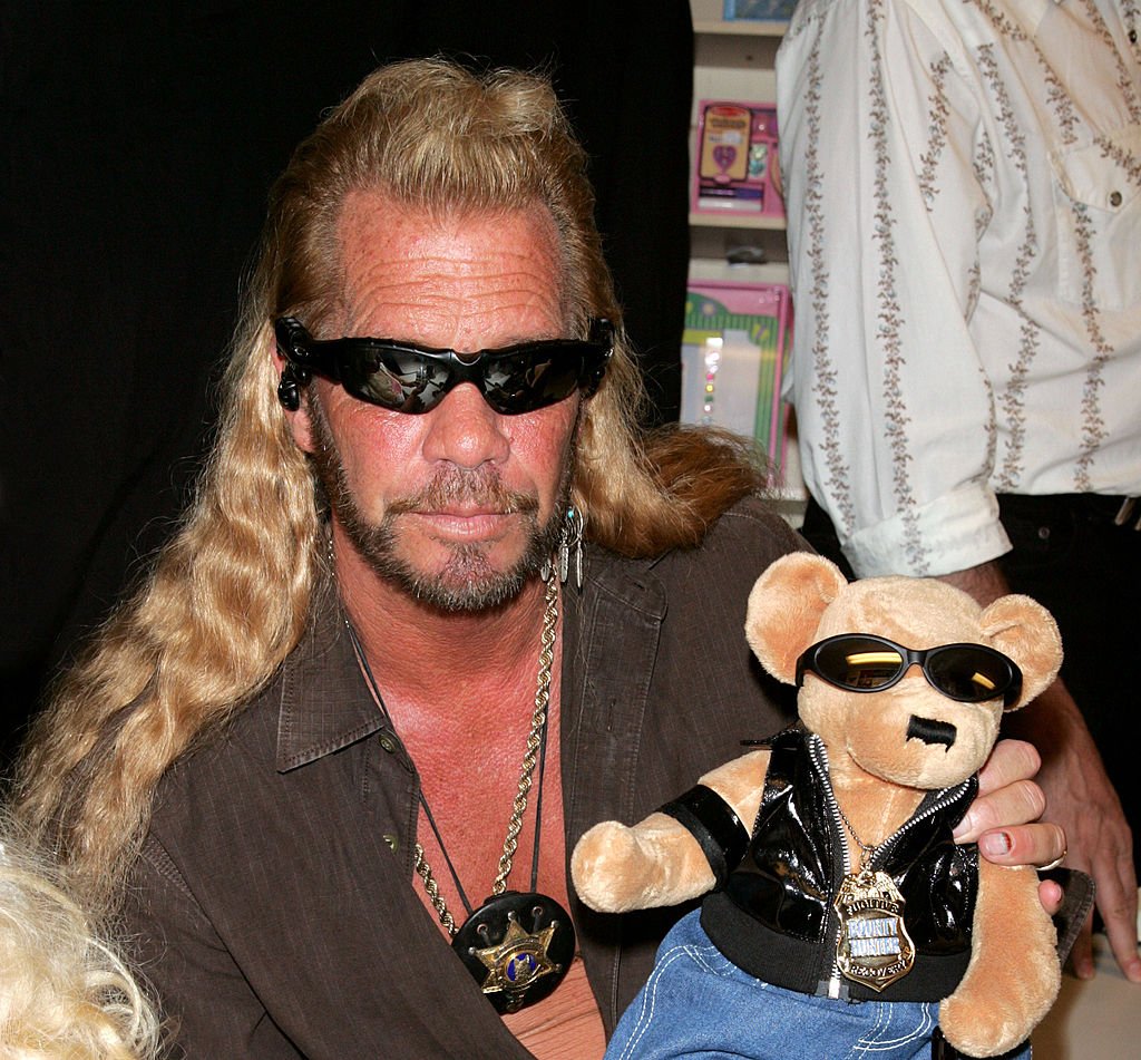  Author, TV Personality Duane "Dog" Chapman signs copies of his book "You Can Run, But You Can't Hide" at Bookends on August 9, 2007  | Source: Getty Images