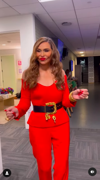 Tina Knowles dancing at "The Jennifer Hudson Show." | Source: Instagram/jenniferhudsonshow