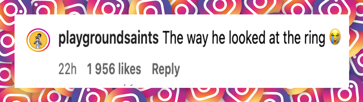 A netizen's comment about Pope Leo XIV's reaction during his inauguration ceremony, dated May 18, 2025 | Source: Instagram/pg.dillingen