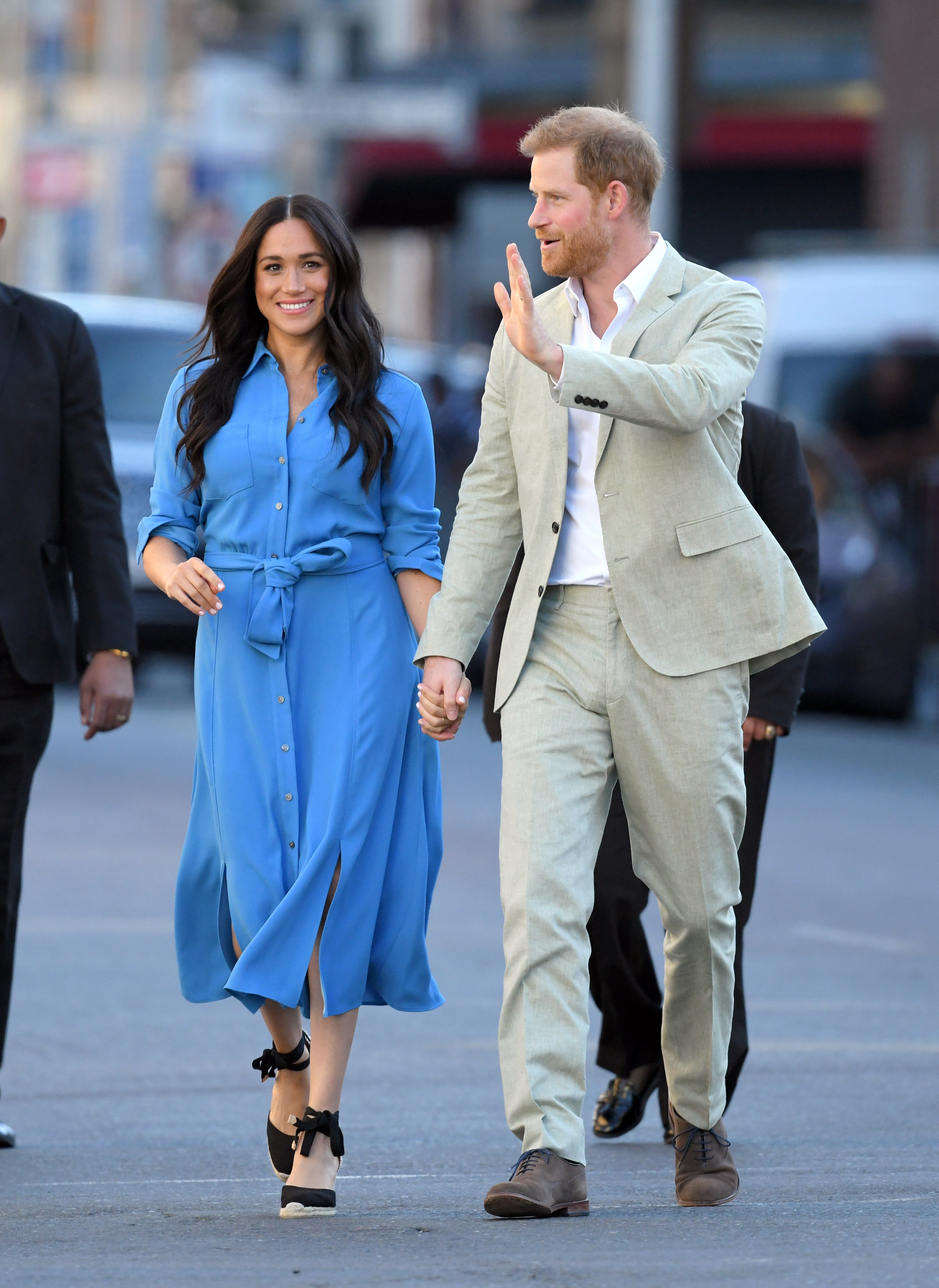 Meghan, Duchess of Sussex and Prince Harry, Duke of Sussex visit the Homecoming Centre during their royal tour of South Africa on September 23, 2019 in Cape Town, South Africa | Source: Getty Images
