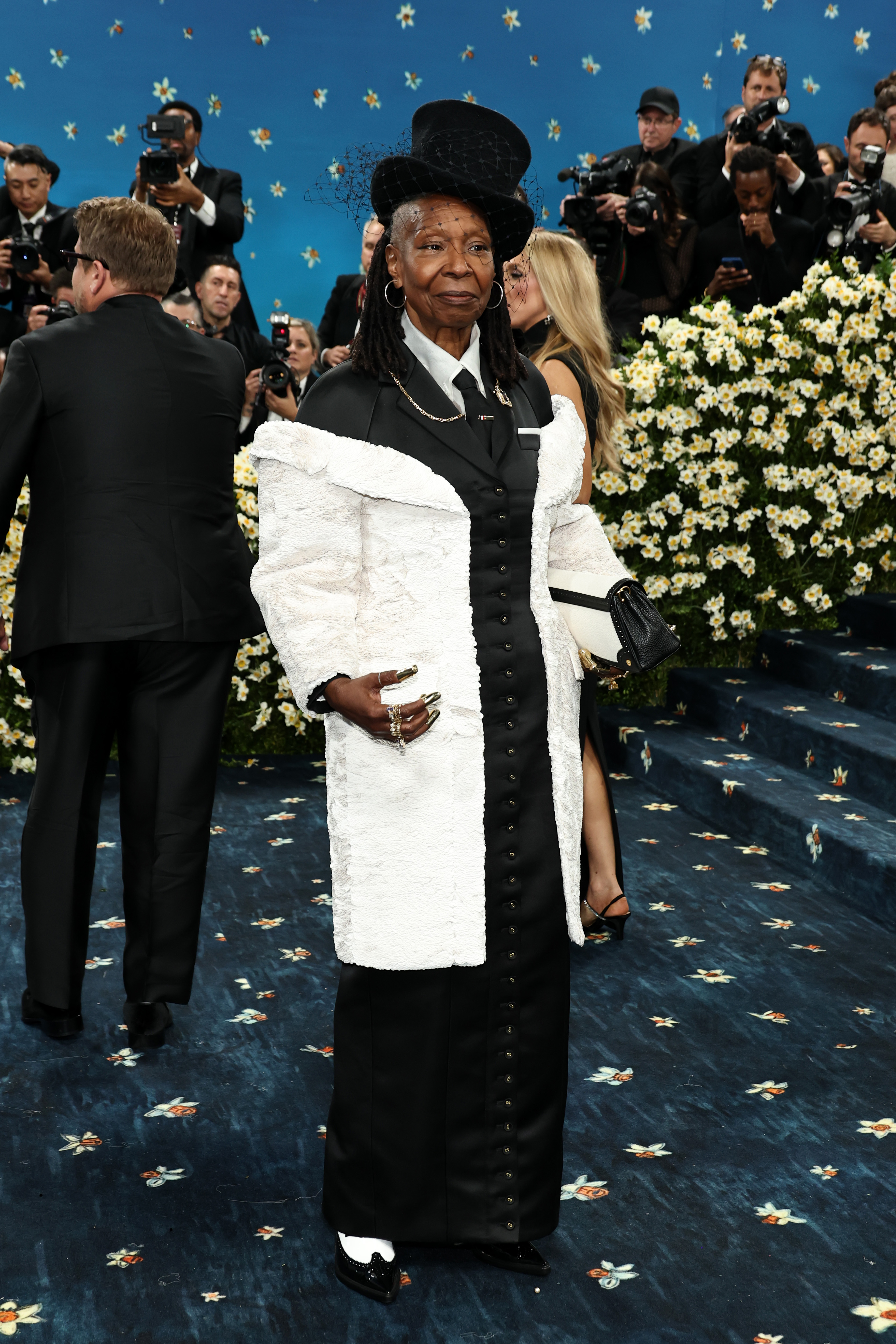 Whoopi Goldberg attends the 2025 Met Gala Celebrating "Superfine: Tailoring Black Style" at Metropolitan Museum of Art on May 05, 2025 in New York City | Source: Getty Images