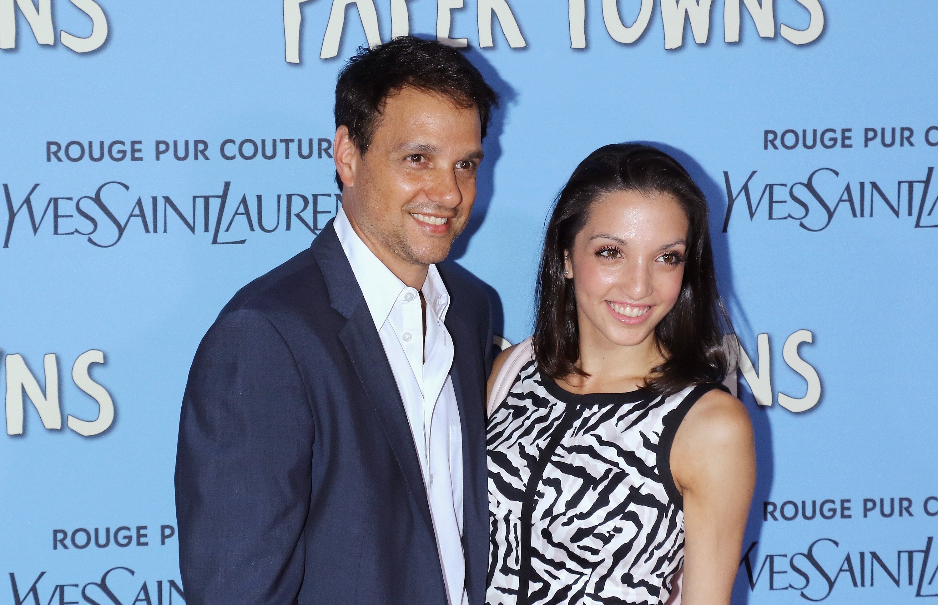 Actor Ralph Macchio and wife, Phyllis Fierro, attend the "Paper Towns" New York premiere at AMC Loews Lincoln Square on July 21, 2015 in New York City. | Source: Getty Images