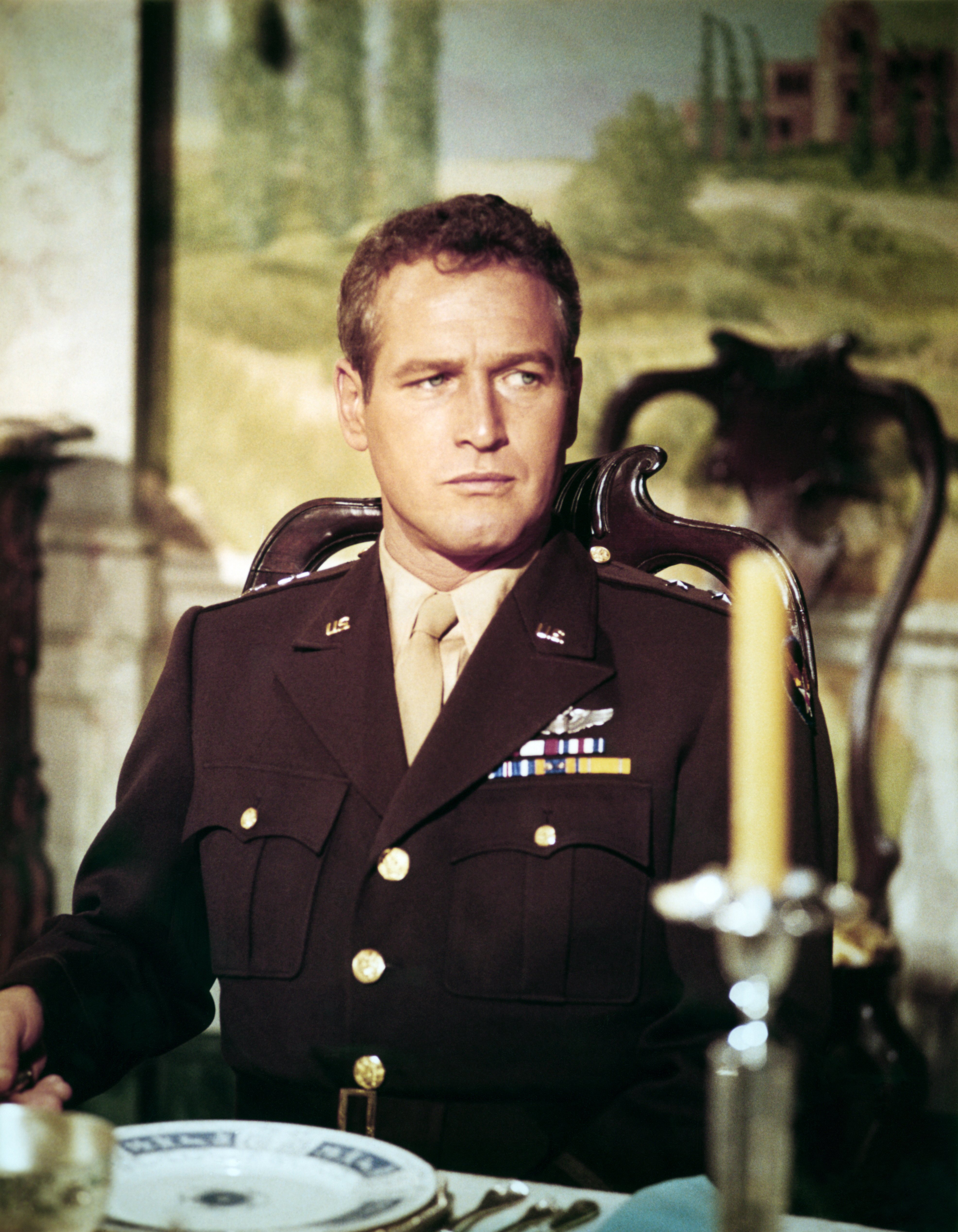 An undated image of Paul Newman on the set of "The Secret War of Harry Frigg," | Photo: Getty Images