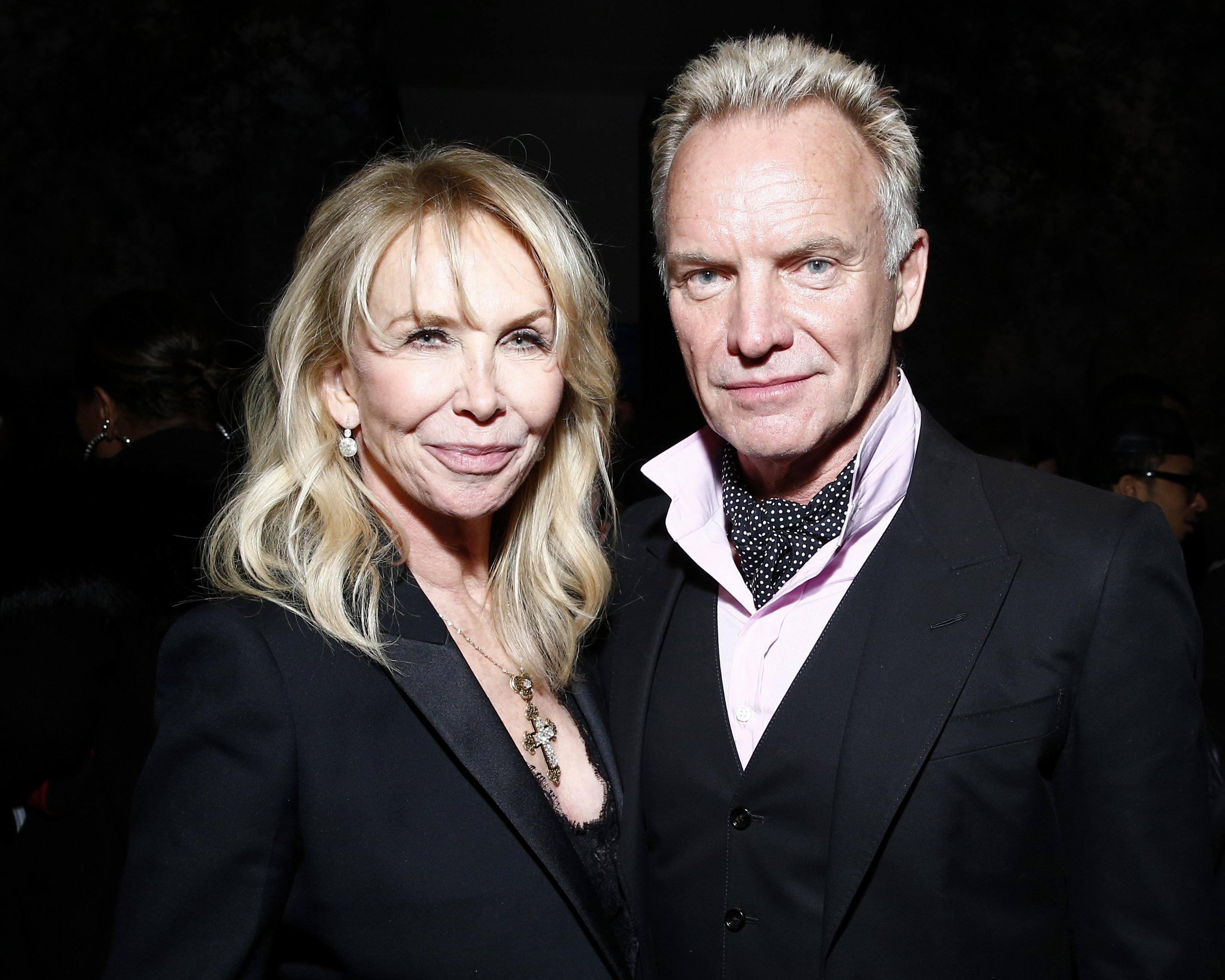 Actress Trudie Styler and musician Sting attend the Universal Music Group's 2018 After Party at Spring Studios on January 28, 2018 in New York City | Photo: Getty Images