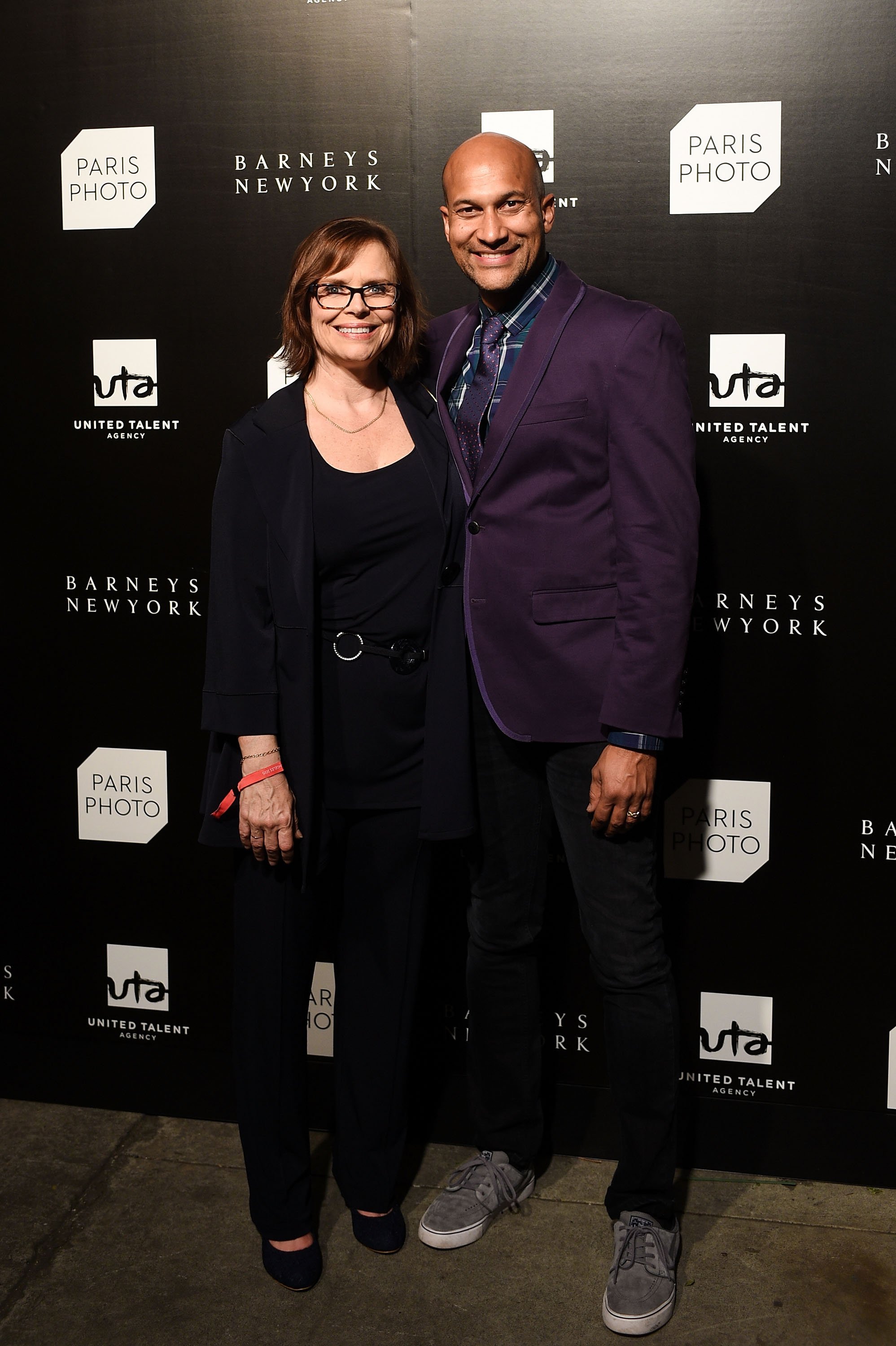 Cynthia Blaise and Keegan-Michael Key posing for a picture in California on April 30, 2015. | Source: Getty Images 