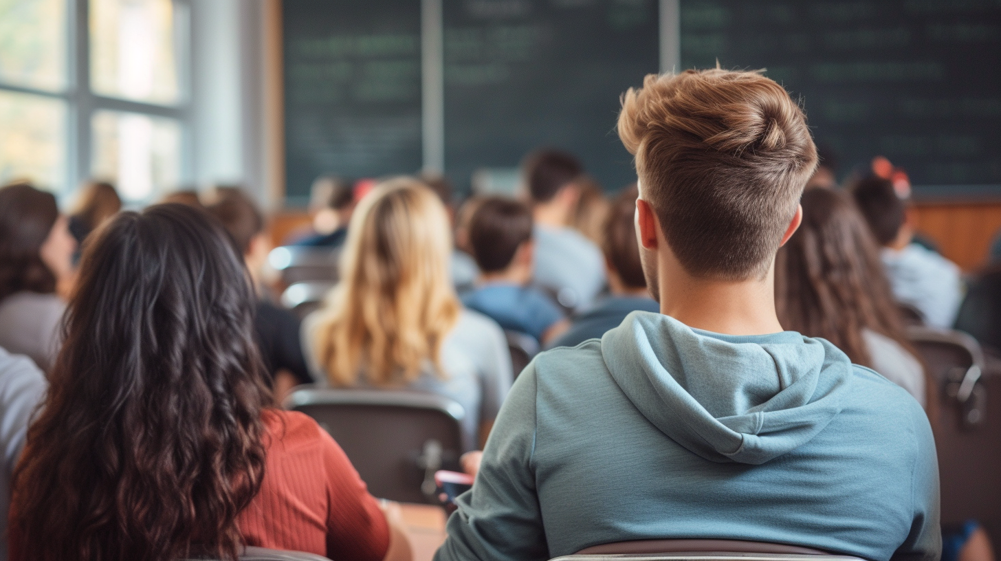 Students in a classroom | Source: Midjourney