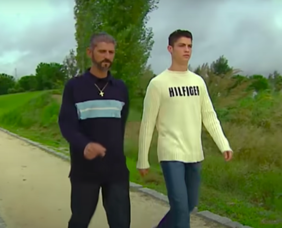 Dinis Aveiro and Cristiano Ronaldo going for a walk together, posted on January 25, 2020 | Source: Youtube/DocBusters