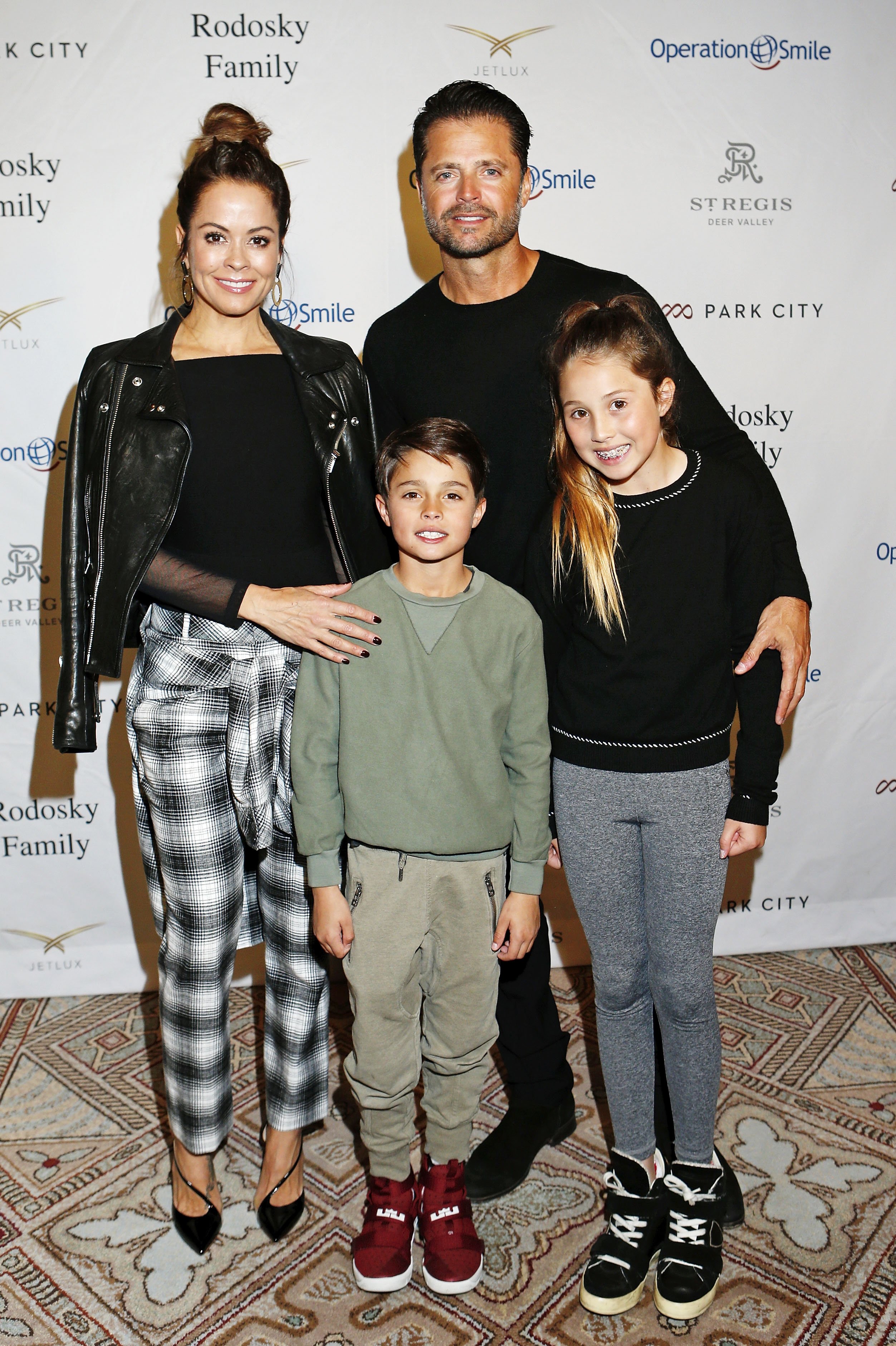 Brooke Burke and David Charvet Operation Smile's Celebrity Ski & Smile Challenge. | Source: Getty Images