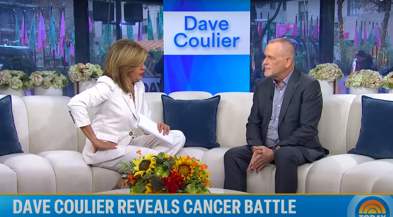 Dave Coulier discussing his cancer diagnosis with Hoda Kotb on an episode of "Today," posted on November 13, 2024 | Source: YouTube/Today