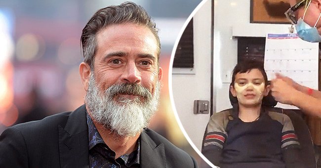 Jeffrey Dean Morgan on the left and son Augustus "Gus" Morgan on the right | Photo: Getty Images | Instagram.com/jeffreydeanmorgan