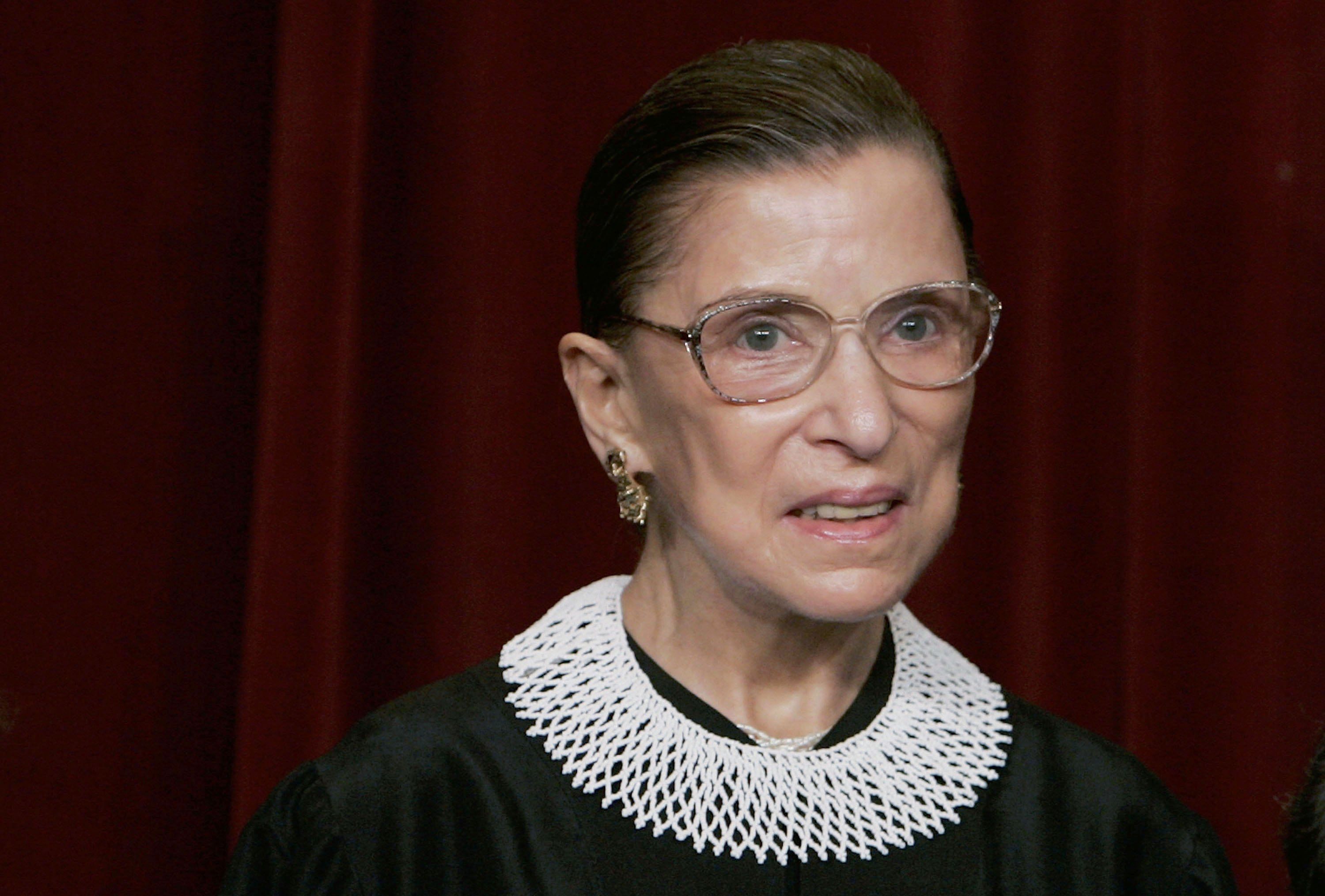 Supreme Court Justice Ruth Bader Ginsburg at the U.S. Supreme Court in 2006 in Washington DC | Source: Getty Images