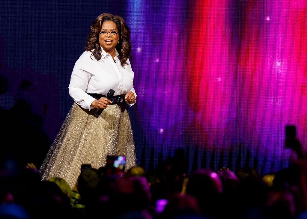 Oprah Winfrey speaks on stage at Rogers Arena | Photo: Getty Images