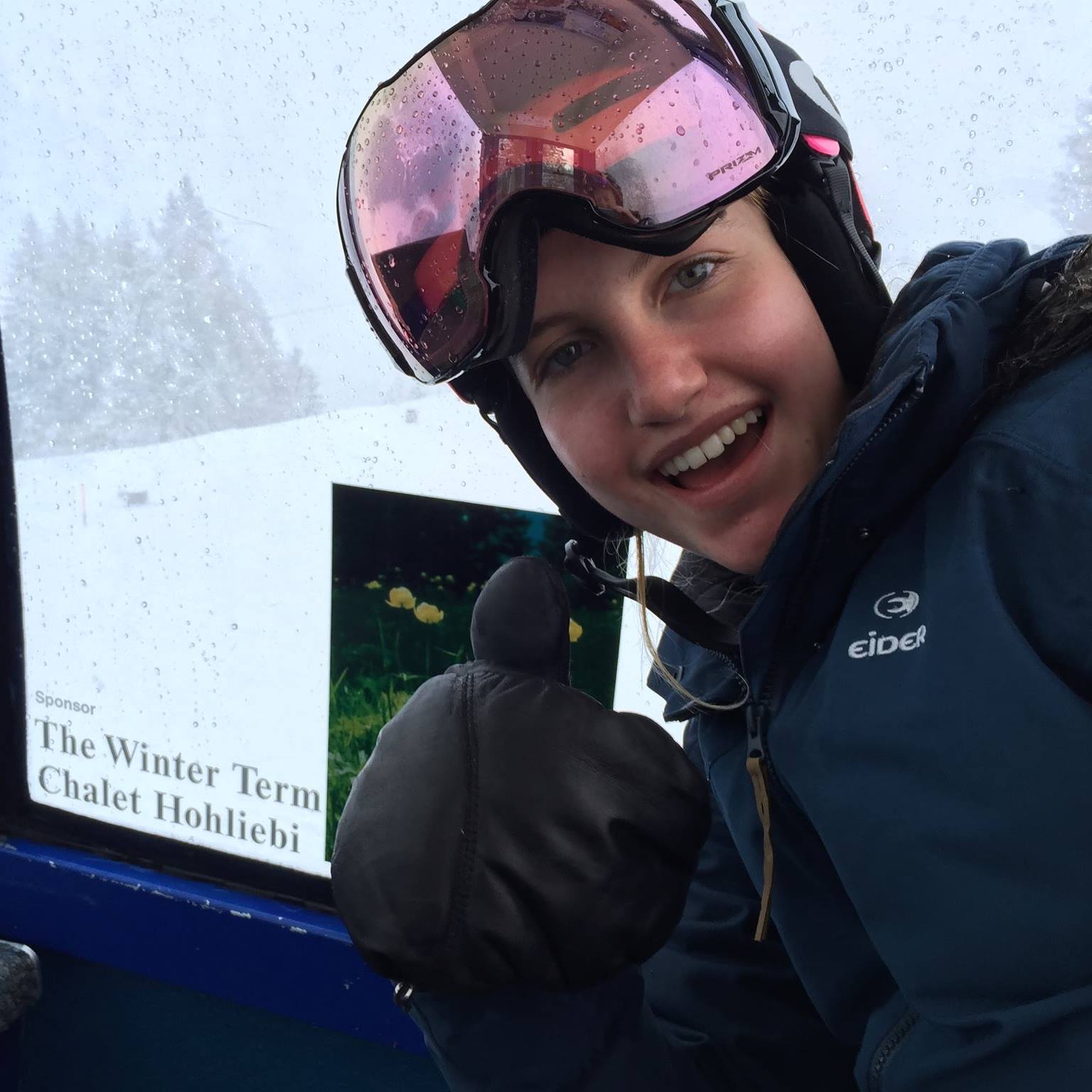 Emily Beutner in ski gear, from a post dated April 27, 2017 | Source: Facebook/Emily Beutner