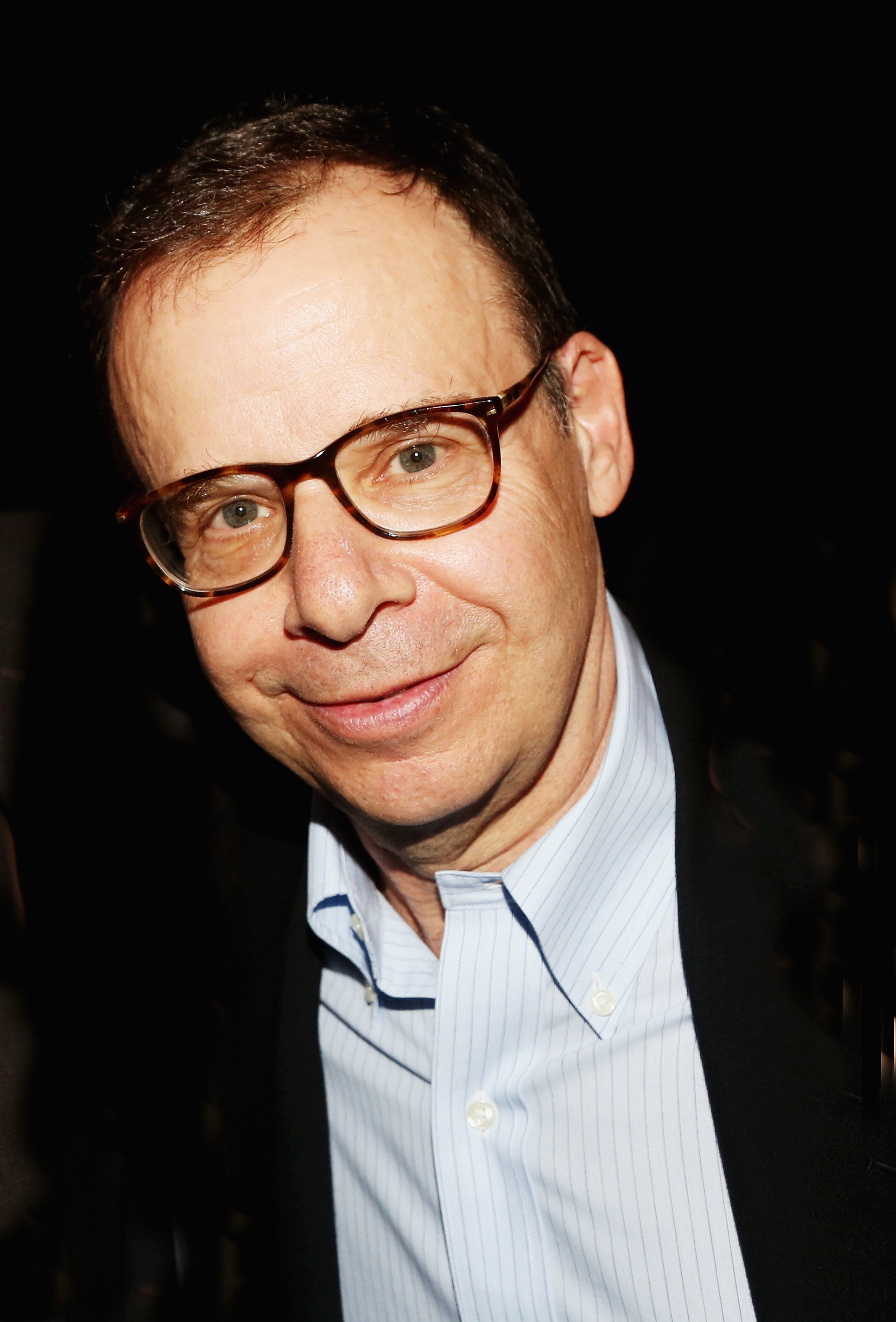 Rick Moranis posing at the opening night after party for "In & Of Itself" at The Ace Hotel on April 12, 2017 in New York City. | Source: Getty Images