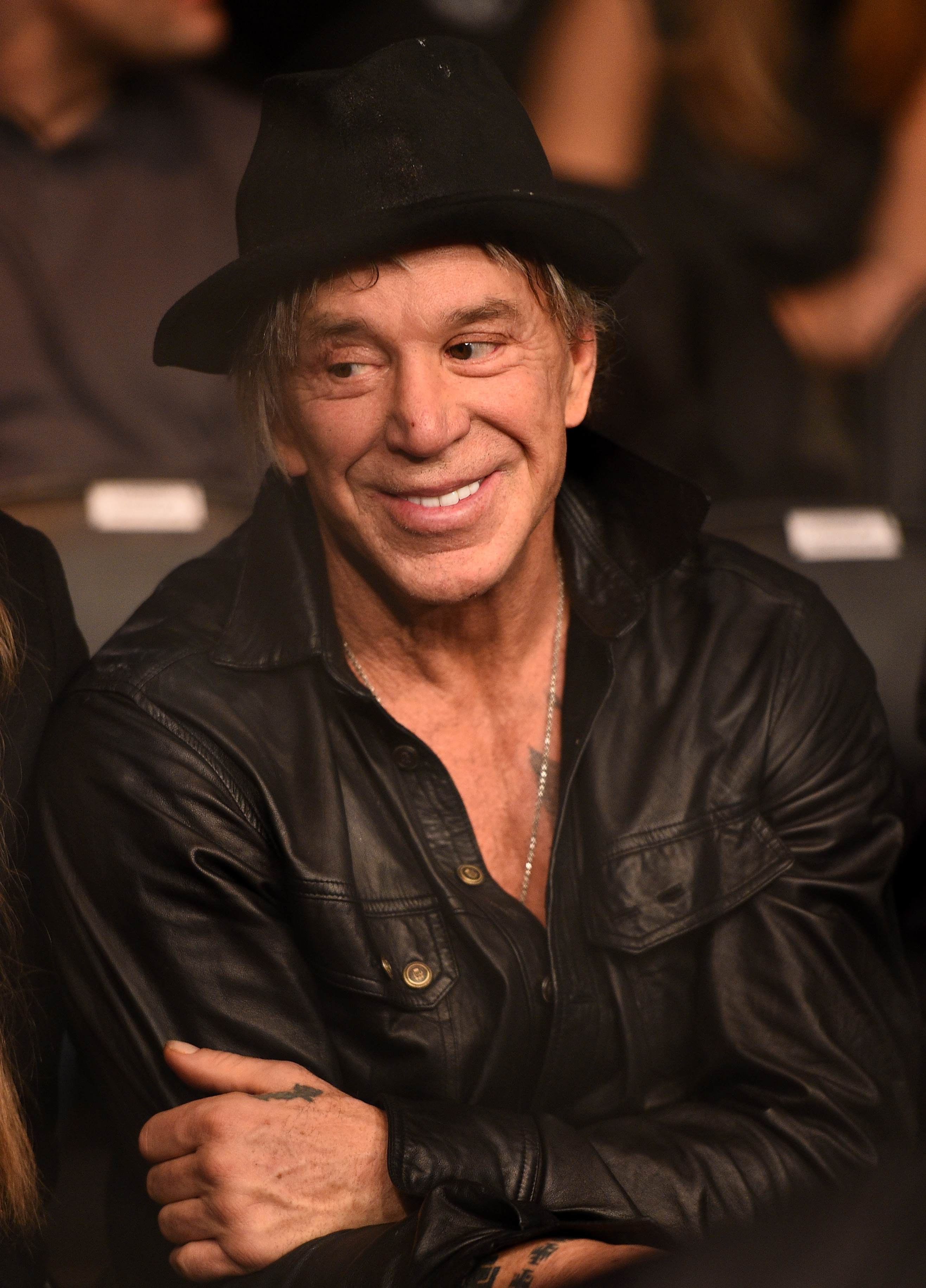 Mickey Rourke attends the UFC Fight Night event at TD Garden on January 18, 2015, in Boston, Massachusetts | Source: Getty Images