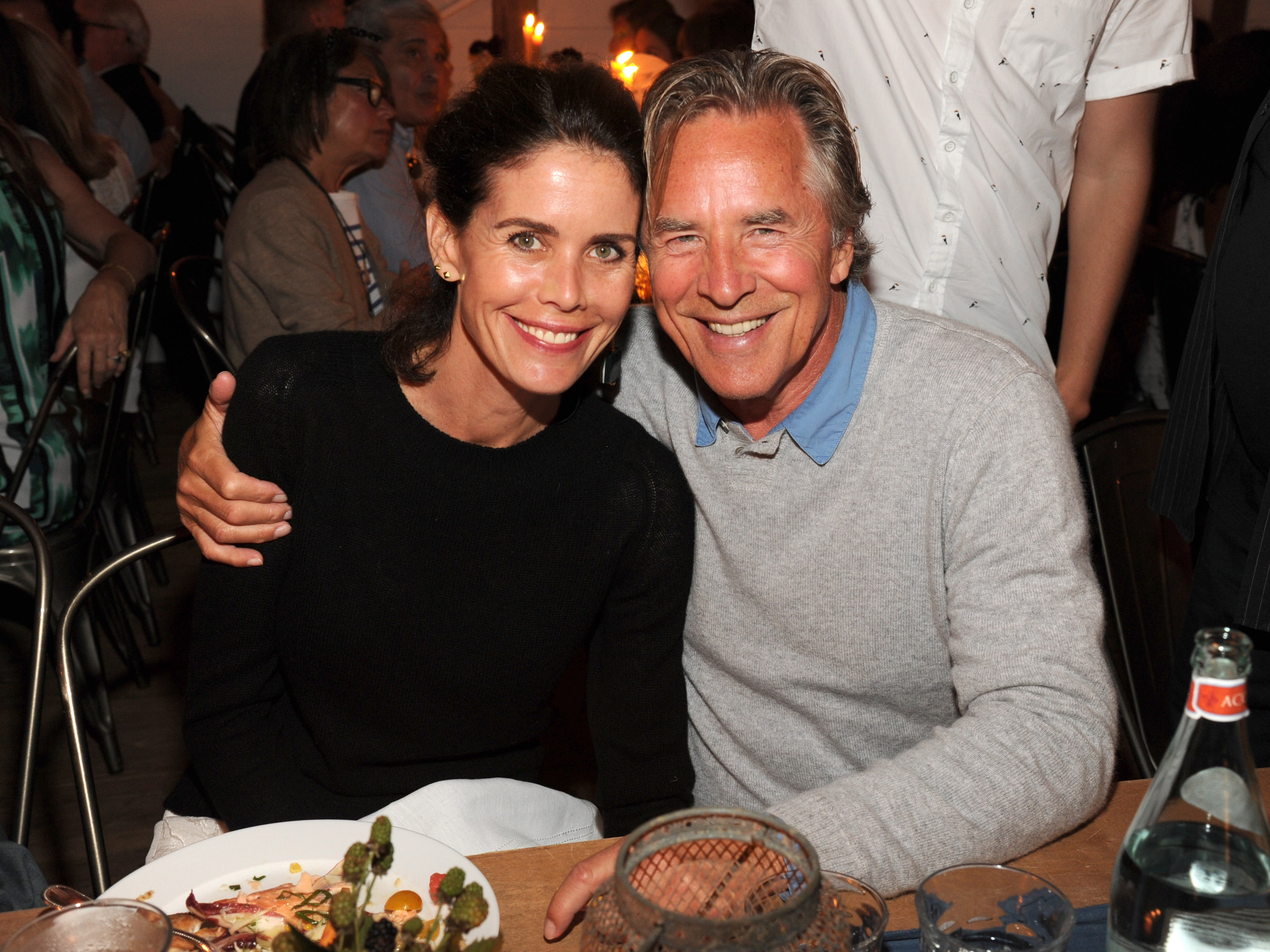 Kelley Phleger and Don Johnson in East Hampton, New York, on August 16, 2014 | Source: Getty Images