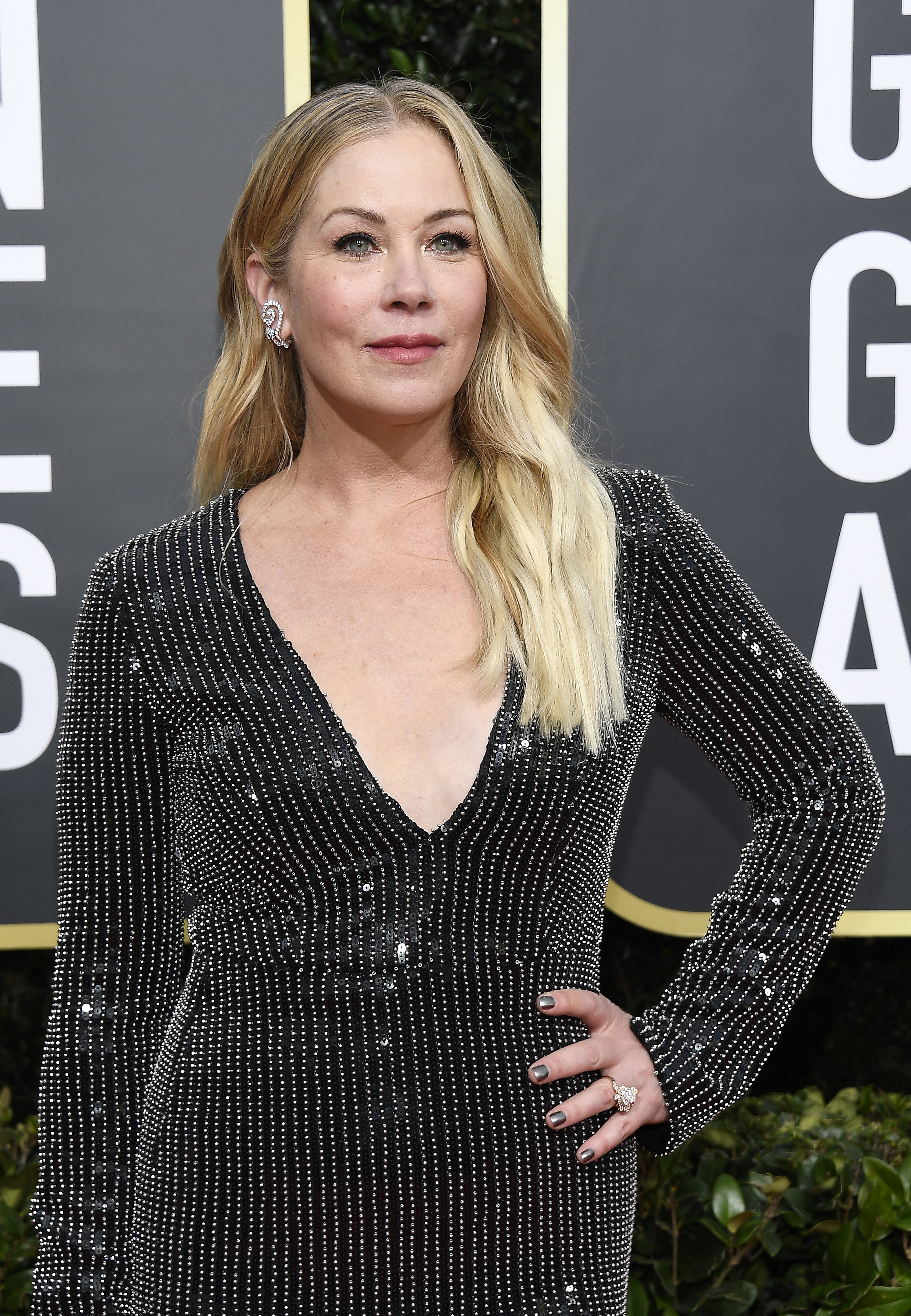 Christina Applegate arrives at the 77th Annual Golden Globe Awards held at the Beverly Hilton Hotel on January 5, 2020. | Source: Getty Images