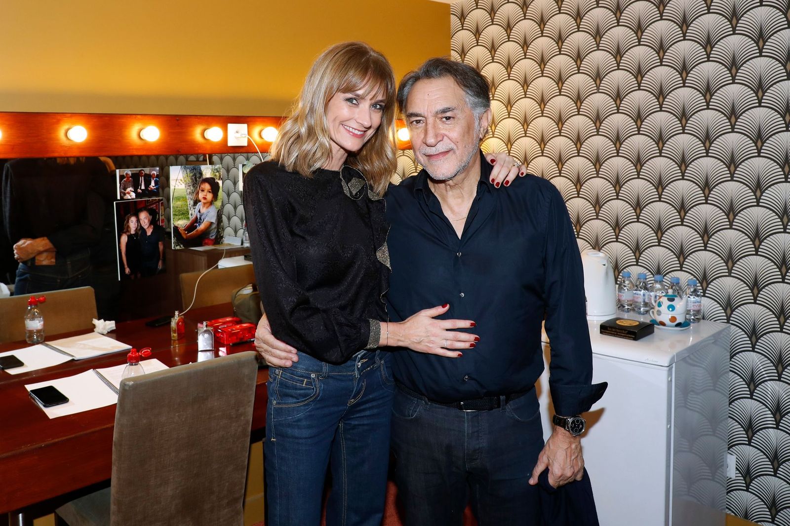 Richard Berry et son épouse Pascale Louange | Photo : Getty Images