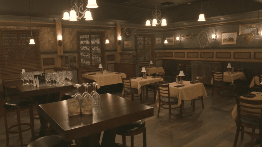 Irish pub set at the Tyler Perry Studios | Source: YouTube/Architectural Digest